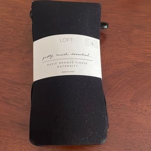 LOFT Maternity Tights in Black